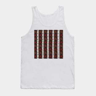 Colorful star pattern, red star pattern Tank Top